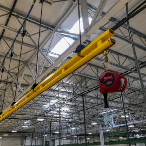 Rigid Track Fall Protection System