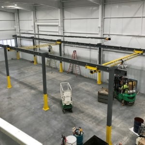 Freestanding Workstation Bridge Crane - UltraLite Series