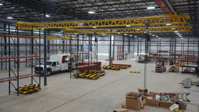 UltraLite Ceiling Mounted Workstation Crane